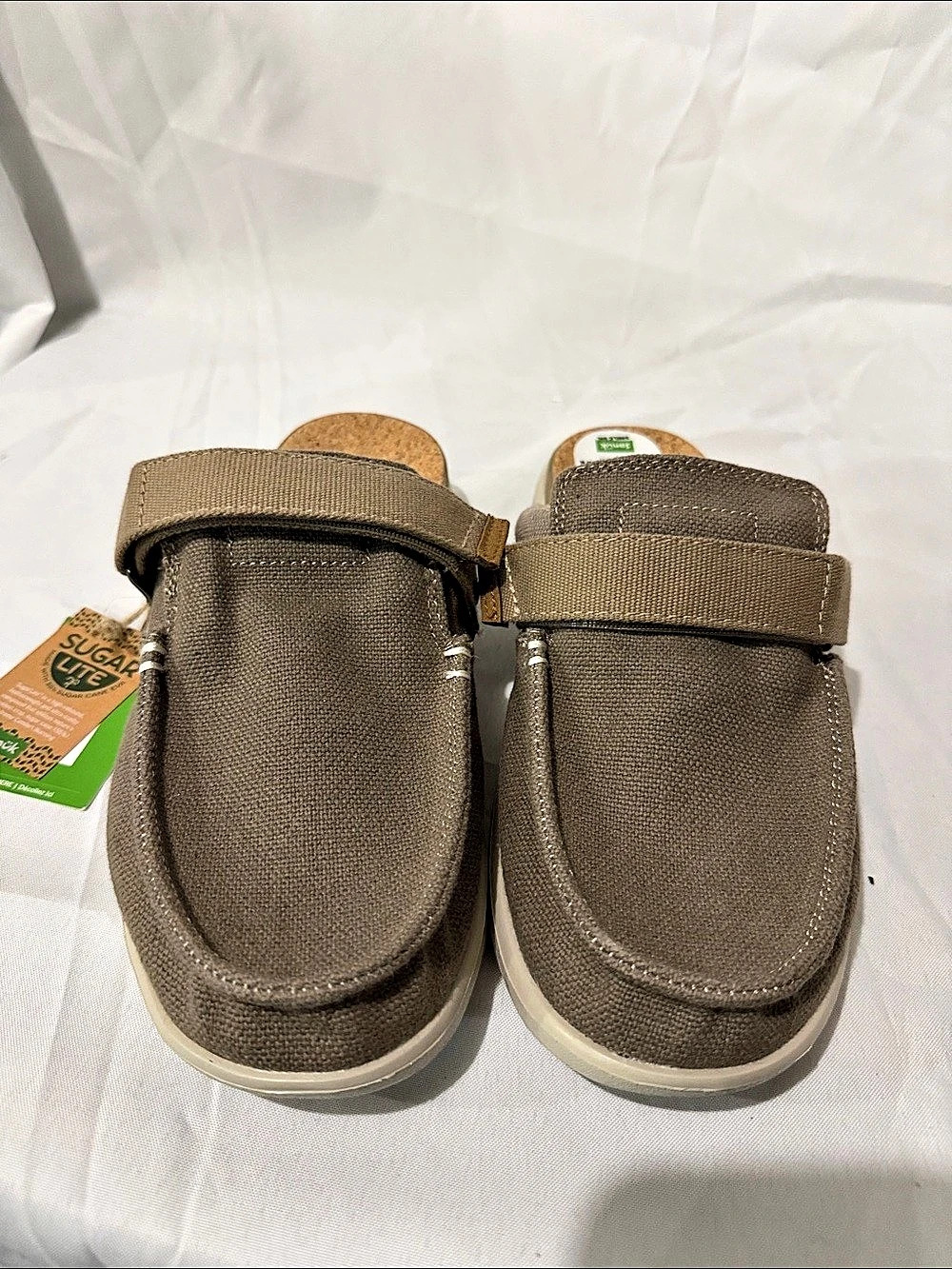 Sanuk Sidewalk Surfers Brown US 9 NWT